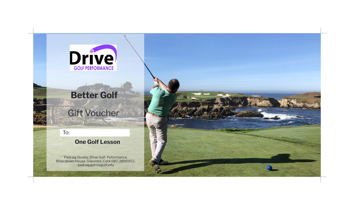 One Golf Lesson at Drive Golf Performance