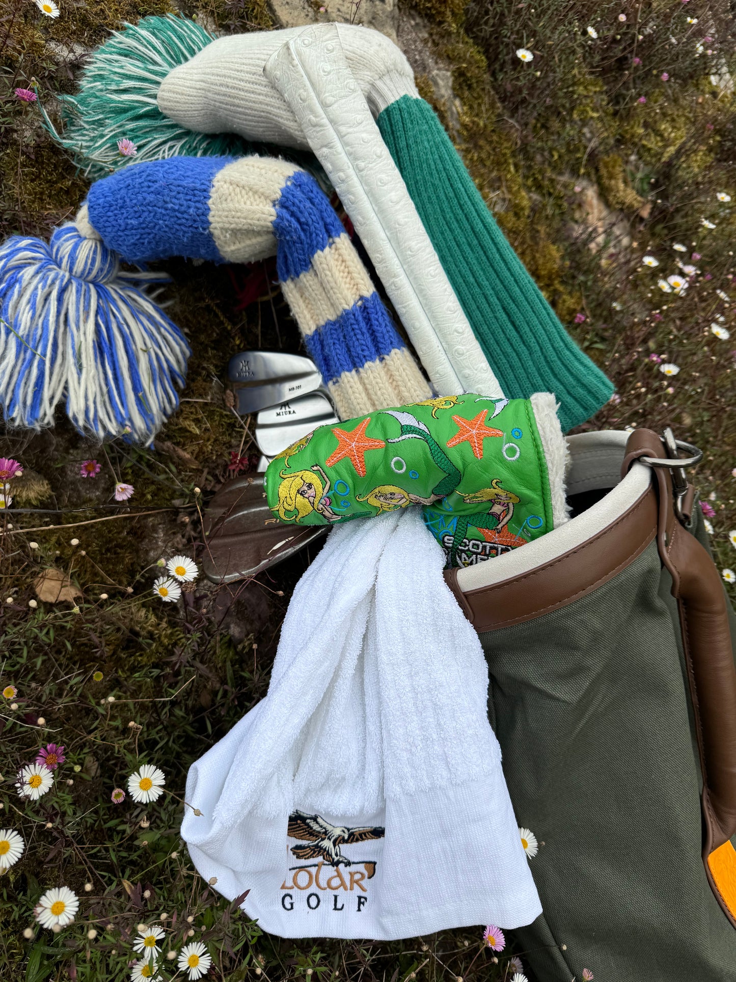 Waxed Canvas Sunday Golf Carry Bag