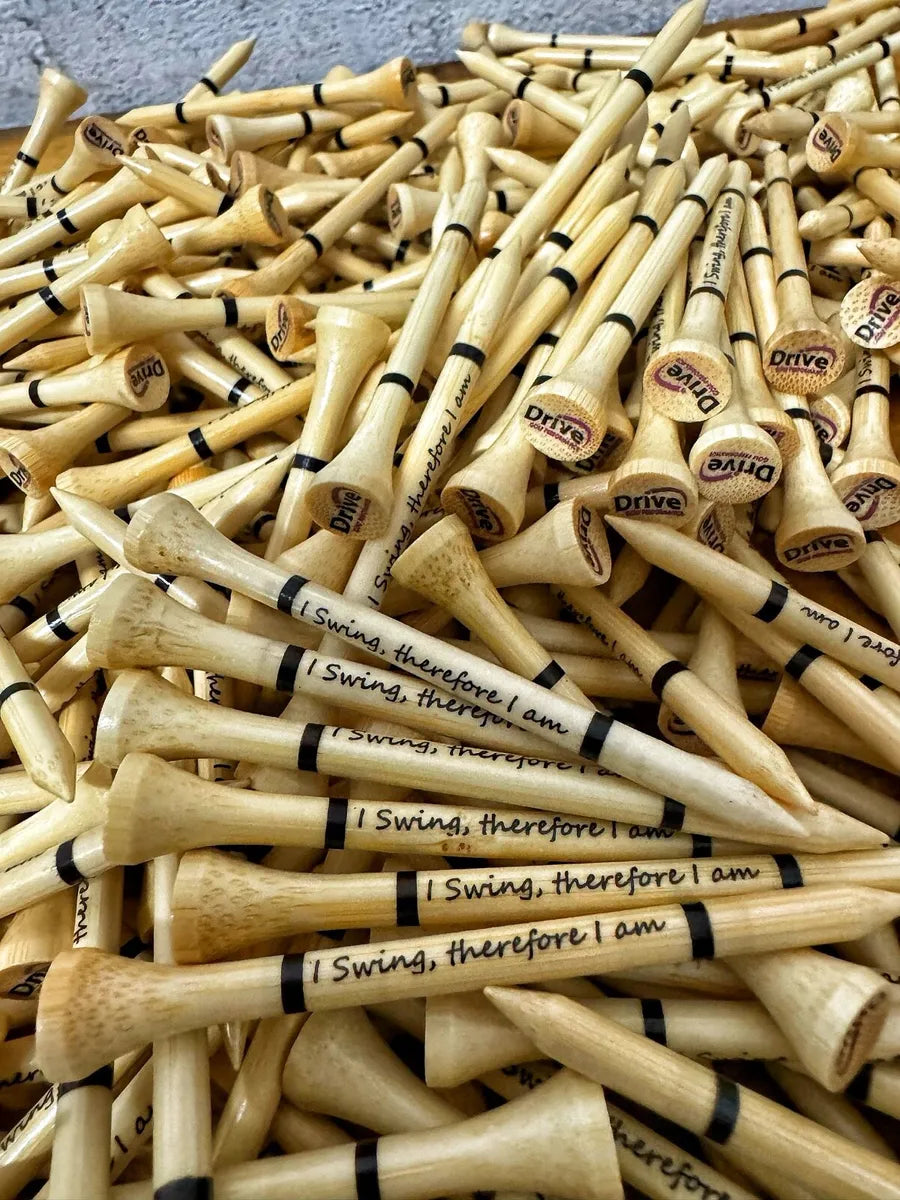 500 Drive Long Length Bamboo Golf Tees 3.25 Inches